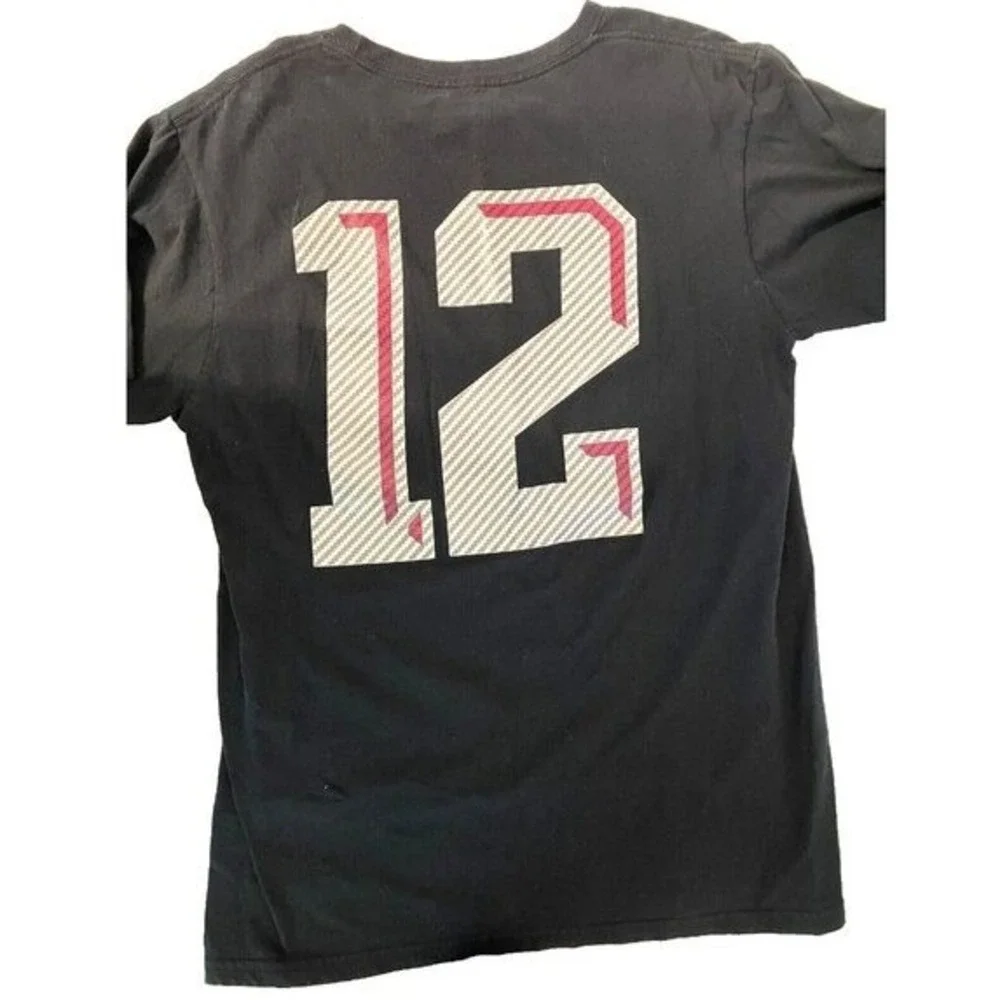 Texas A&M‎ Aggies 12th Man SEC Football Jersey T shirt TEE Sz M Black Adidas